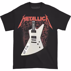 Metallica Unisex Adult Eet Fuk Back Print T-Shirt