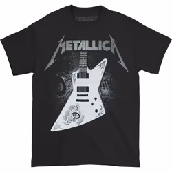 Metallica Unisex Adult Papa Het Guitar T-Shirt