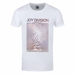 Joy Division Unisex Adult Unknown Pleasures Gradient T-Shirt - XXL, White