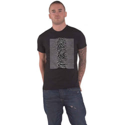 Joy Division Unisex Adult Unknown Pleasures Back Print T-Shirt - S, Black