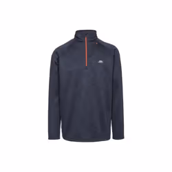 Trespass Mens Harold Half Zip Fleece Top - S, Navy Marl