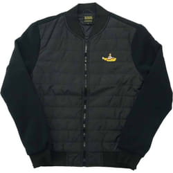 The Beatles Unisex Adult Yellow Submarine Quilted Padded Jacket - XXL, Black