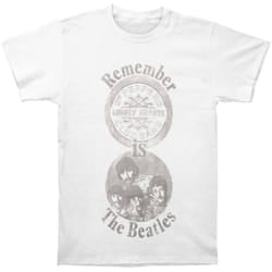 The Beatles Unisex Adult Remember T-Shirt - S, White