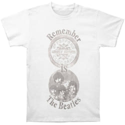 The Beatles Unisex Adult Remember T-Shirt - L, White