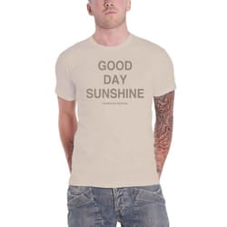 The Beatles Unisex Adult Good Day Sunshine Back Print T-Shirt - XL, Sand