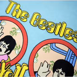 The Beatles Toddler Yellow Submarine Porthole Babygrow - 6-9 Months, Light Blue