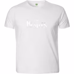 The Beatles Unisex Adult Drop T Logo T-Shirt - XL, White
