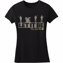 The Beatles Womens/Ladies Rooftop T-Shirt - S, Black