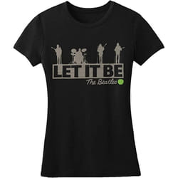 The Beatles Womens/Ladies Rooftop T-Shirt - S, Black