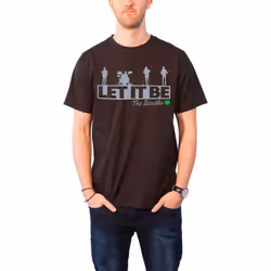 The Beatles Unisex Adult Rooftop T-Shirt - XL, Black