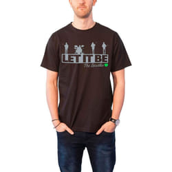 The Beatles Unisex Adult Rooftop T-Shirt - XL, Black