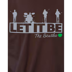 The Beatles Unisex Adult Rooftop T-Shirt - XL, Black