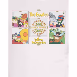 The Beatles Unisex Adult Yellow Submarine Sgt Pepper T-Shirt