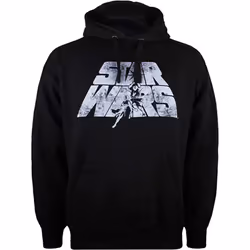 Star Wars Mens Retro Logo Hoodie