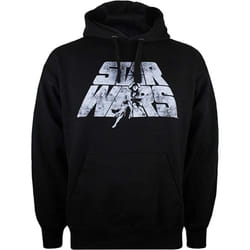 Star Wars Mens Retro Logo Hoodie