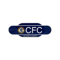 Chelsea FC Retro Years Crest Door Sign - One Size, Navy/White