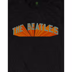 The Beatles Womens/Ladies Live In Japan Back Print T-Shirt - S, Black