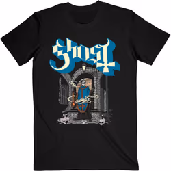 Ghost Unisex Adult Incense T-Shirt - S, Black
