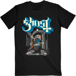 Ghost Unisex Adult Incense T-Shirt - L, Black