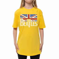 The Beatles Childrens/Kids Vintage Logo T-Shirt - 3-4 Years, Yellow