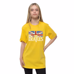 The Beatles Childrens/Kids Vintage Logo T-Shirt - 3-4 Years, Yellow