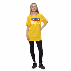 The Beatles Childrens/Kids Vintage Logo T-Shirt - 3-4 Years, Yellow