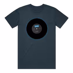 Oasis Unisex Adult Live Forever Single T-Shirt - 2XL, Denim Blue