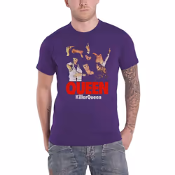 Queen Unisex Adult Killer Queen T-Shirt - XXL, Purple