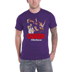 Queen Unisex Adult Killer Queen T-Shirt - XXL, Purple