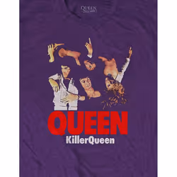 Queen Unisex Adult Killer Queen T-Shirt - XXL, Purple