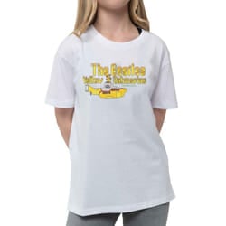 The Beatles Childrens/Kids Yellow Submarine Nothing Is Real T-Shirt - 9-10 Years, White