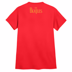 The Beatles Unisex Adult When I'm Sixty Four Back Print T-Shirt - S, Red