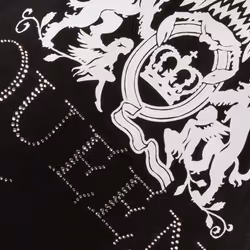 Queen Womens/Ladies Diamante Logo T-Shirt - S, Black