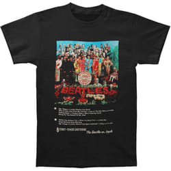 The Beatles Unisex Adult Sgt Pepper 8 Track T-Shirt - XXL, Black