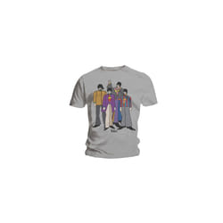The Beatles Unisex Adult Yellow Submarine T-Shirt - XS, Grey