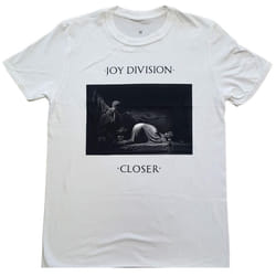 Joy Division Unisex Adult Classic Closer T-Shirt - XL, White