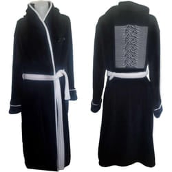 Joy Division Unisex Adult Unknown Pleasures Dressing Gown - S-M, Black