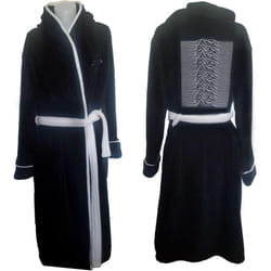 Joy Division Unisex Adult Unknown Pleasures Dressing Gown - M-L, Black