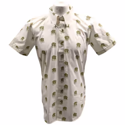 Queen Unisex Adult All-Over Print Shirt - S, White