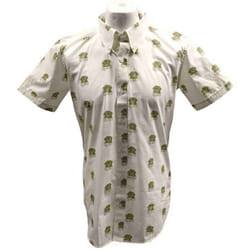 Queen Unisex Adult All-Over Print Shirt - S, White