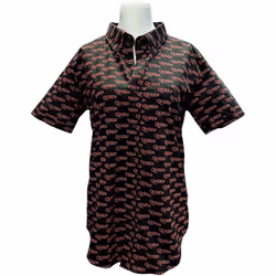 Queen Unisex Adult Logo All-Over Print Shirt - S, Black