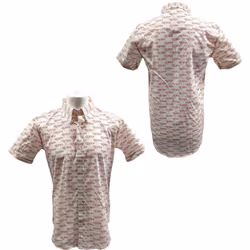 Queen Unisex Adult Logo All-Over Print Shirt - M, White