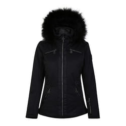 Dare 2B Womens/Ladies Julien Macdonald Supermacy Plain Ski Jacket - 14 UK, Black