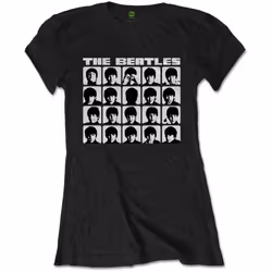 The Beatles Womens/Ladies Hard Days Night Faces T-Shirt