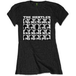 The Beatles Womens/Ladies Hard Days Night Faces T-Shirt
