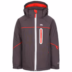 Trespass Boys Wilson TP75 Ski Jacket - 7-8 Years, Dark Grey