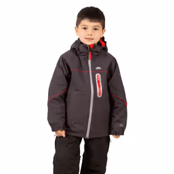 Trespass Boys Wilson TP75 Ski Jacket - 7-8 Years, Dark Grey