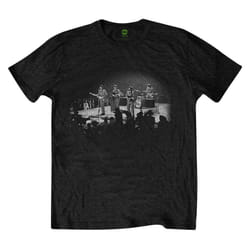 The Beatles Unisex Adult Live in DC Back Print T-Shirt - S, Black