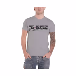 The Beatles Unisex Adult Budokan Set List T-Shirt - S, Grey