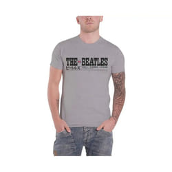 The Beatles Unisex Adult Budokan Set List T-Shirt - M, Grey